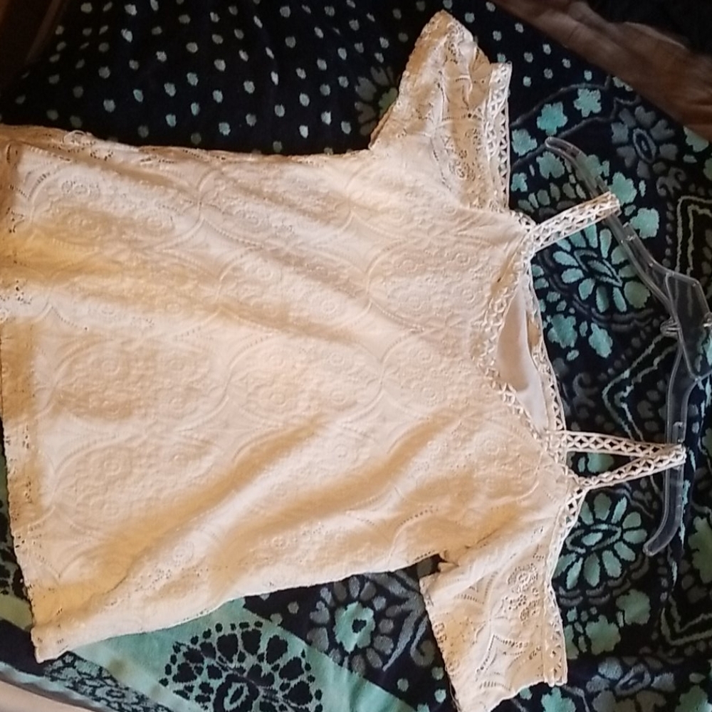 Flowy lace top